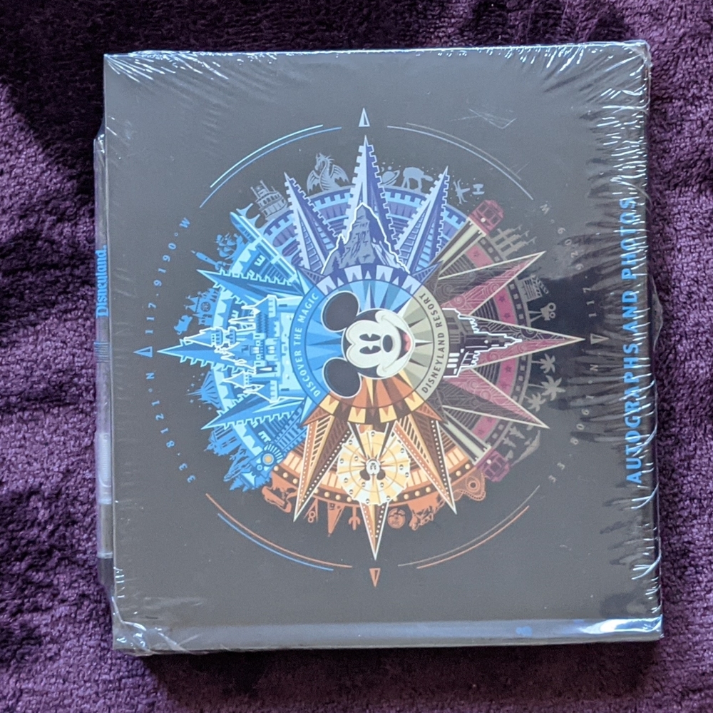 Mickey Disneyland Resort Autograph and photo album